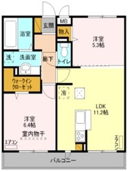 イー・エフ・ヴィラージュの物件間取画像